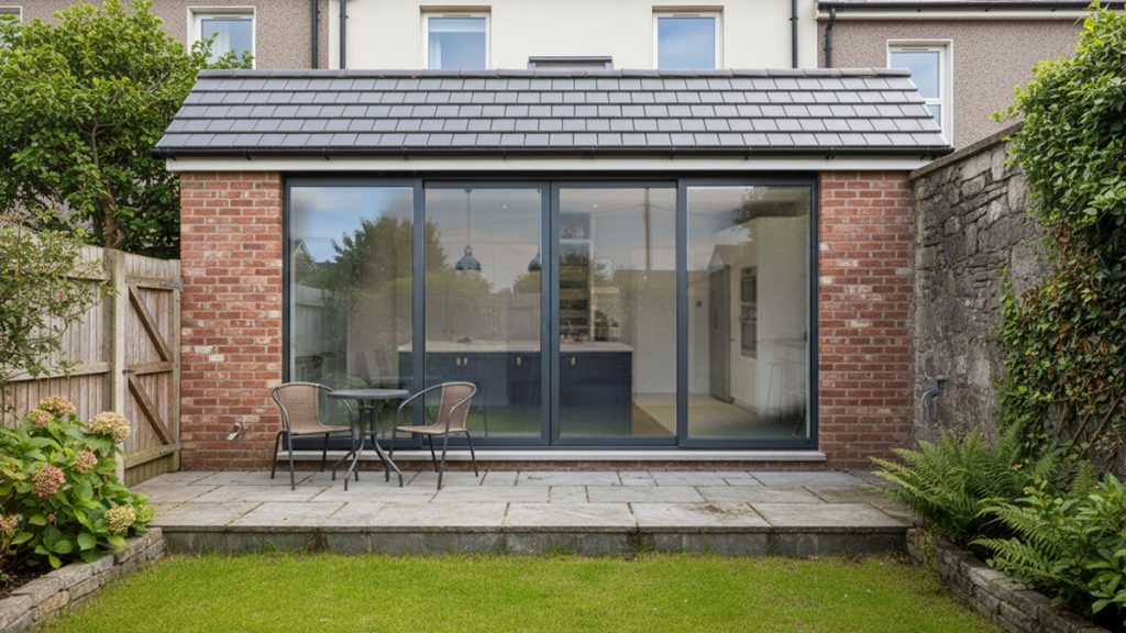 Full width home extension