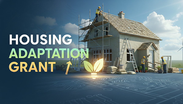 Illustration highlighting the information on the site referring to the Housing Adaption Grant